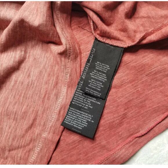 HARLEY DAVISON T-SHIRT WING STUDDED WOMAN DUST RED SZ S BIKER GRUNGE ROCKING - Picture 4 of 10